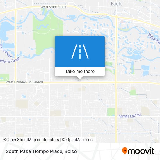 South Pasa Tiempo Place map