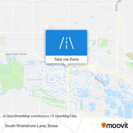 Mapa de South Rivershore Lane