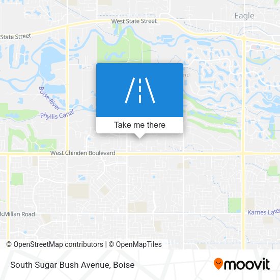 South Sugar Bush Avenue map