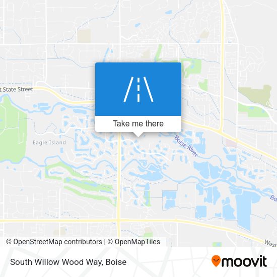 South Willow Wood Way map