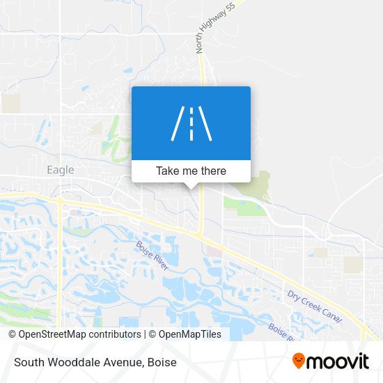 South Wooddale Avenue map