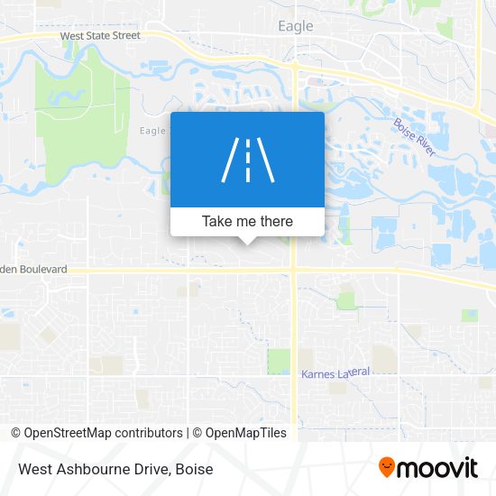 Mapa de West Ashbourne Drive