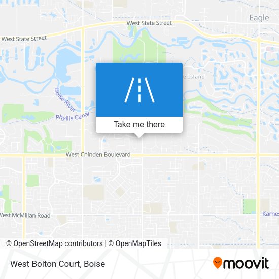 Mapa de West Bolton Court
