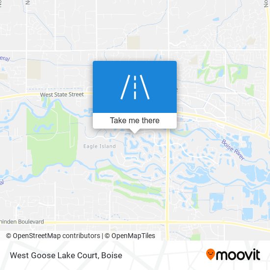 Mapa de West Goose Lake Court