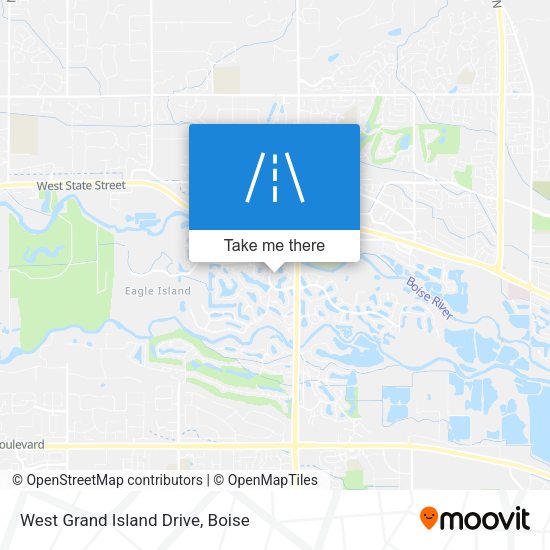 Mapa de West Grand Island Drive