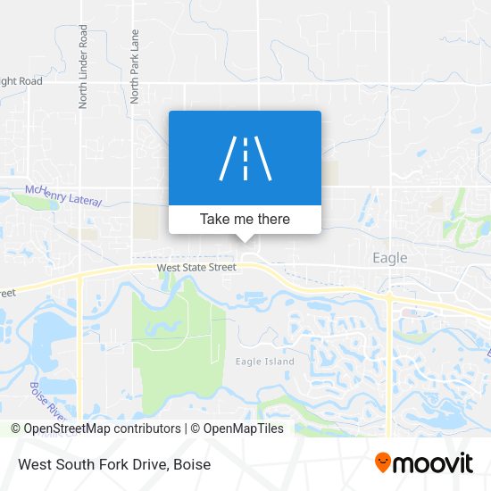 West South Fork Drive map