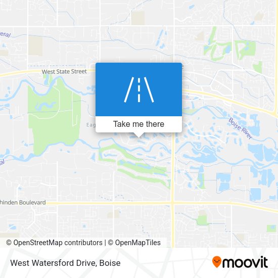 West Watersford Drive map