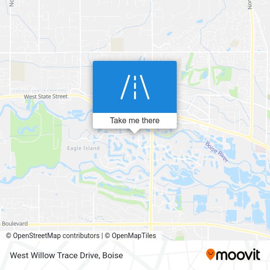 West Willow Trace Drive map