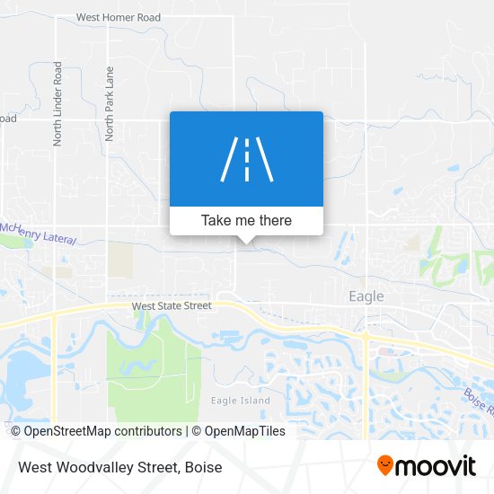 West Woodvalley Street map