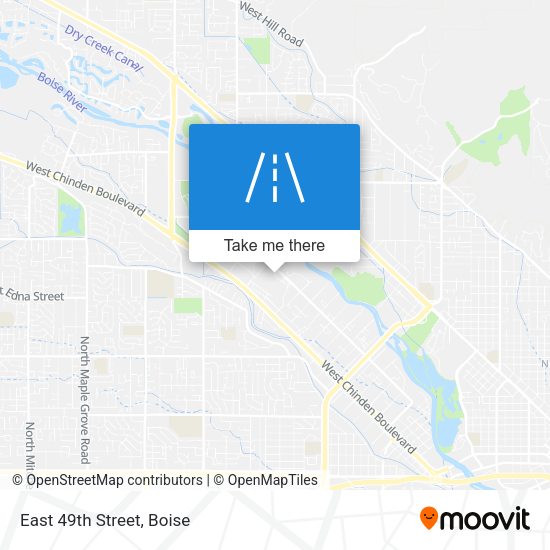 Mapa de East 49th Street
