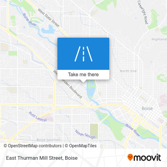 Mapa de East Thurman Mill Street