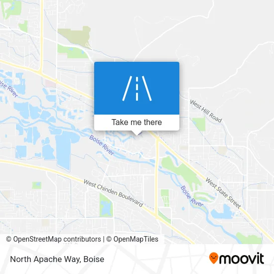 North Apache Way map