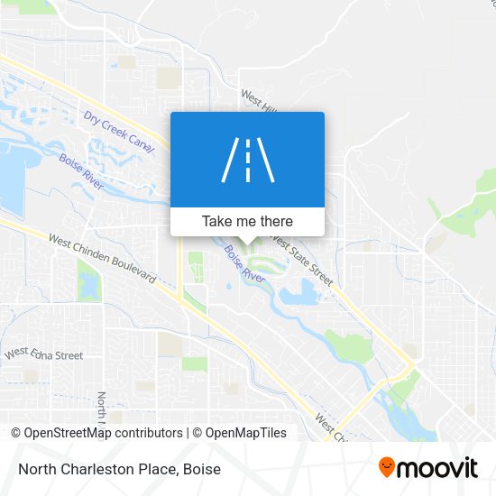 North Charleston Place map