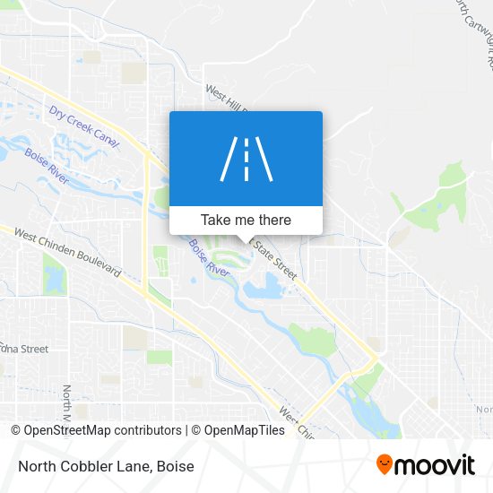 North Cobbler Lane map