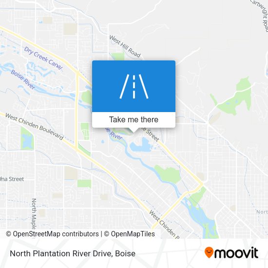 North Plantation River Drive map
