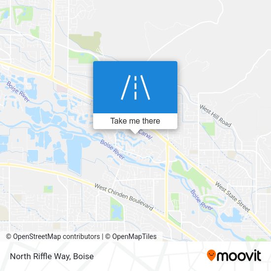 Mapa de North Riffle Way