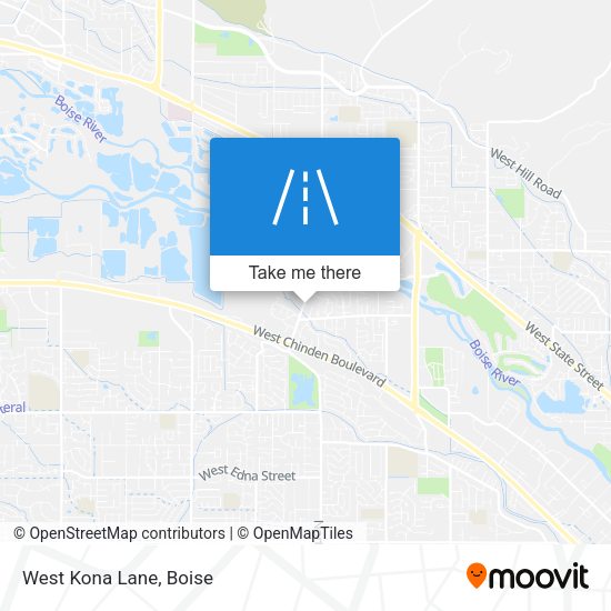Mapa de West Kona Lane
