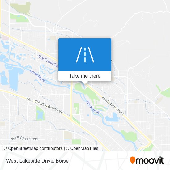 Mapa de West Lakeside Drive