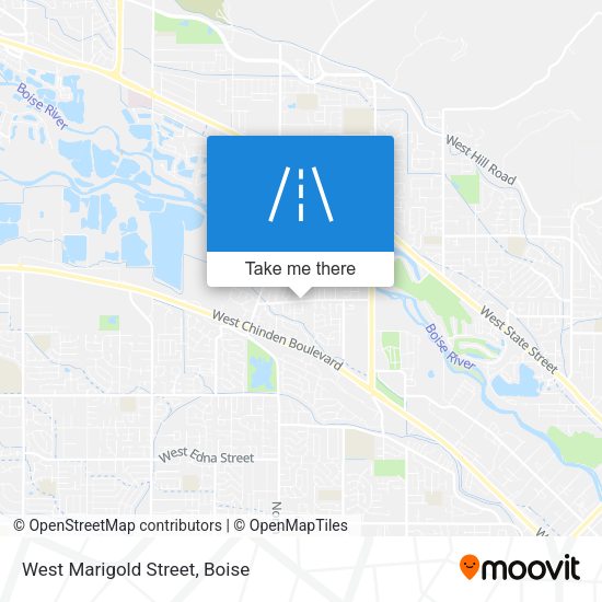 West Marigold Street map