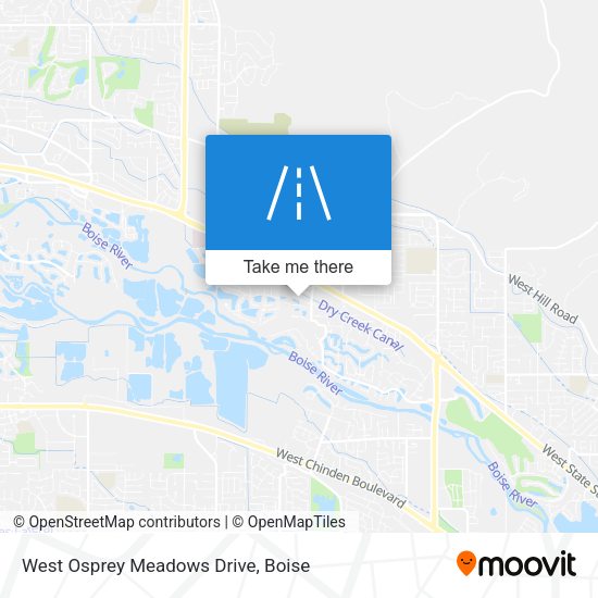 West Osprey Meadows Drive map