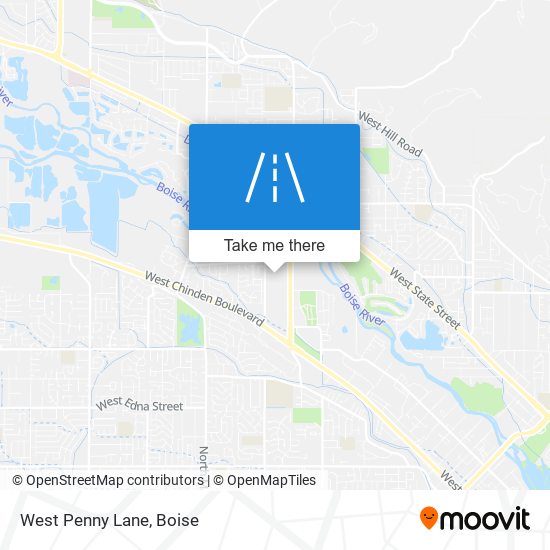 Mapa de West Penny Lane