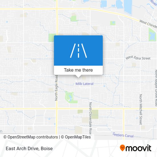 Mapa de East Arch Drive