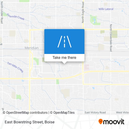 Mapa de East Bowstring Street