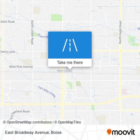 Mapa de East Broadway Avenue