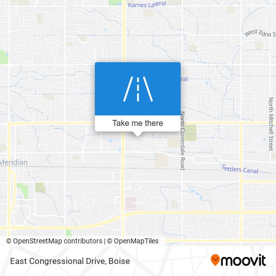 Mapa de East Congressional Drive