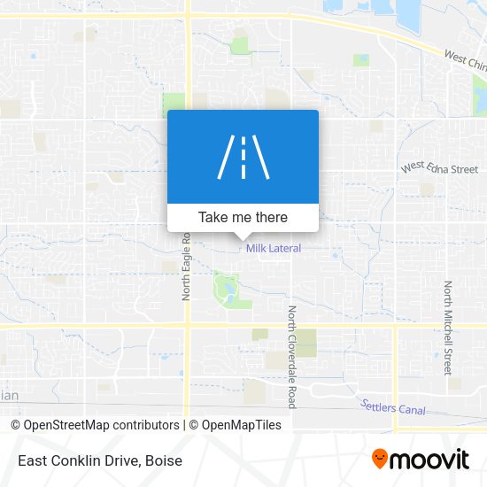 Mapa de East Conklin Drive