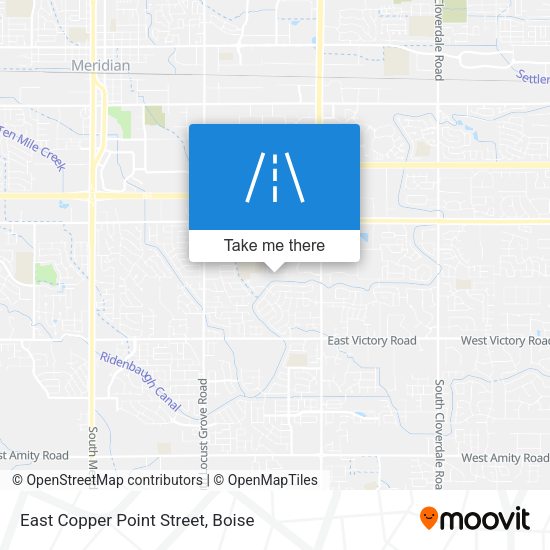 East Copper Point Street map