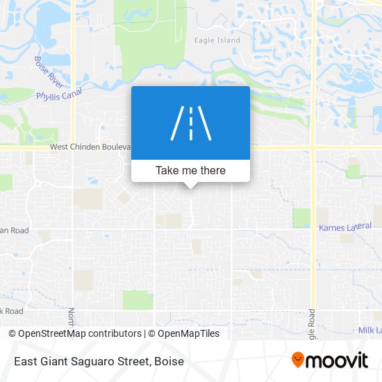 Mapa de East Giant Saguaro Street