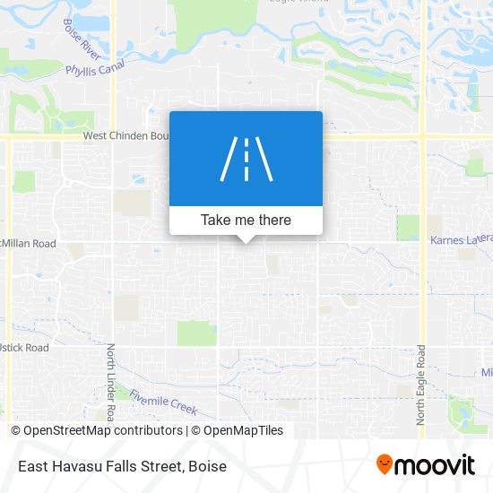 Mapa de East Havasu Falls Street