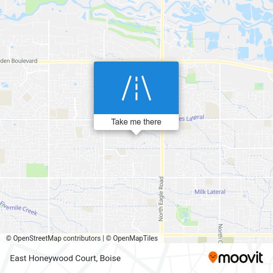 East Honeywood Court map