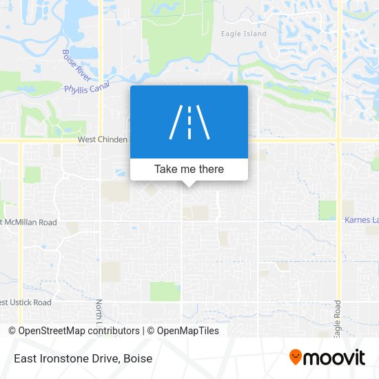 East Ironstone Drive map