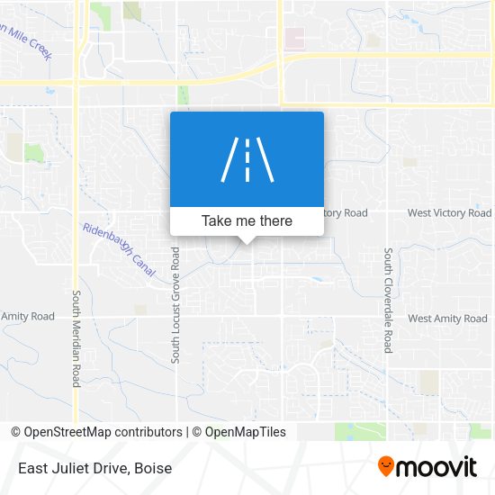 East Juliet Drive map