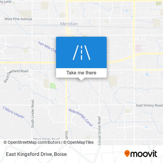 Mapa de East Kingsford Drive