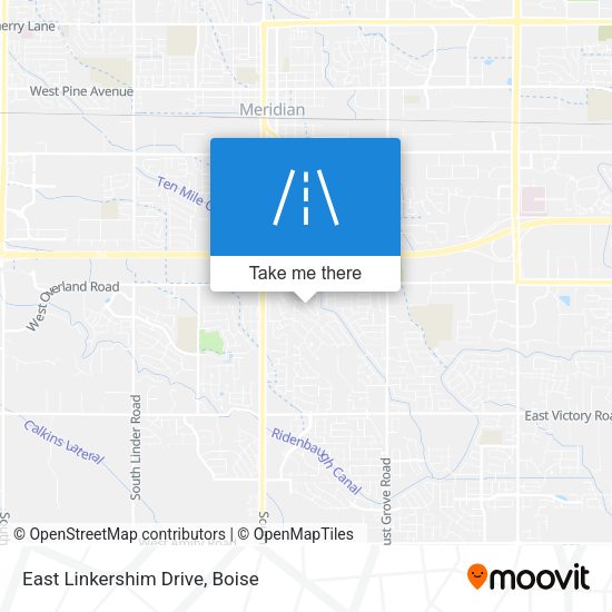 Mapa de East Linkershim Drive