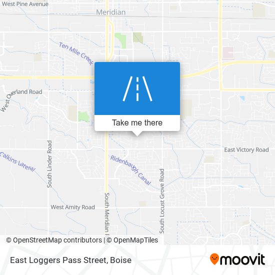 Mapa de East Loggers Pass Street