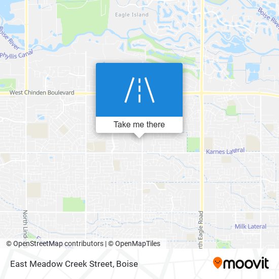 Mapa de East Meadow Creek Street