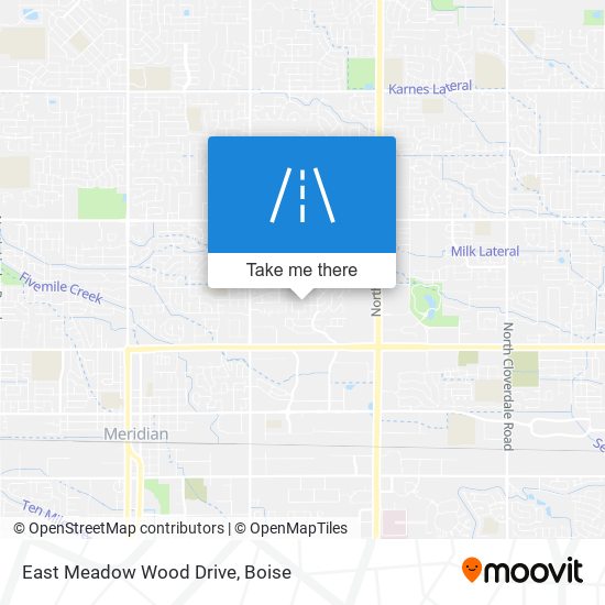 Mapa de East Meadow Wood Drive