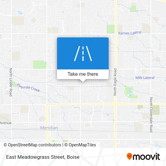 Mapa de East Meadowgrass Street