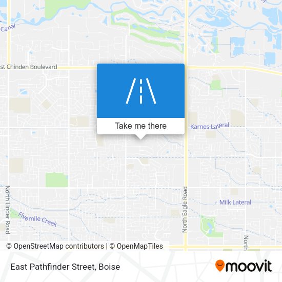 East Pathfinder Street map
