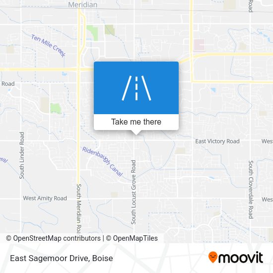 East Sagemoor Drive map