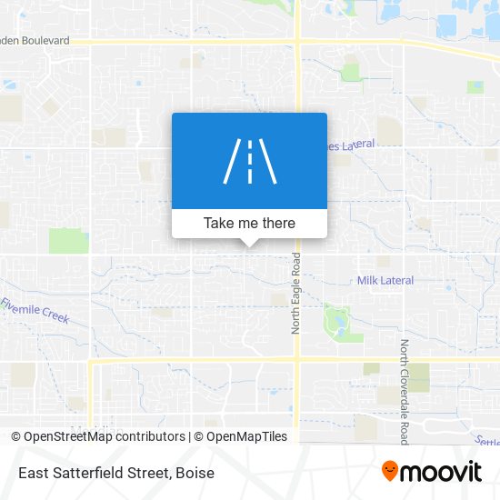 Mapa de East Satterfield Street