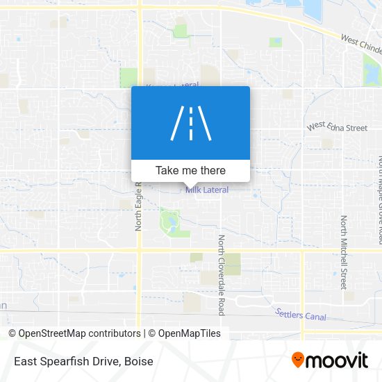 Mapa de East Spearfish Drive