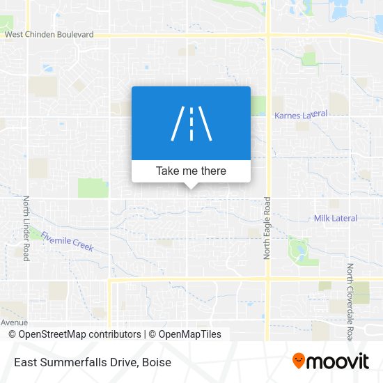 East Summerfalls Drive map