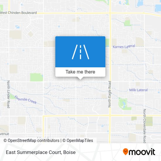 East Summerplace Court map