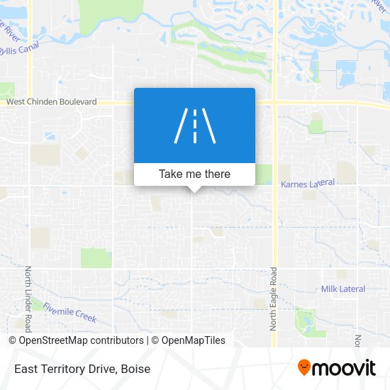 East Territory Drive map
