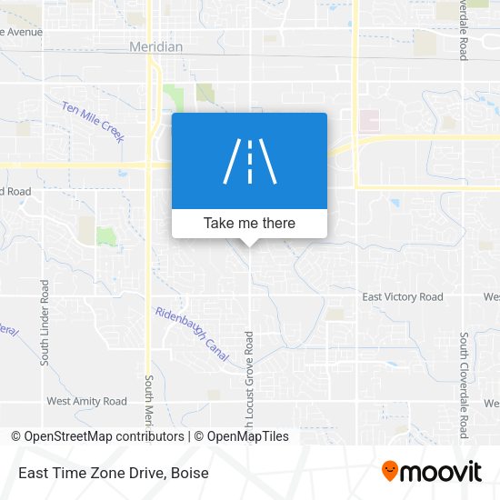 Mapa de East Time Zone Drive